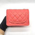 Mini Quilted Pink Coral Caviar GHW