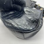 Le Cagole XS Croco Black GHW