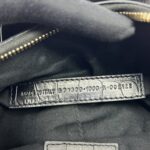 Le Cagole XS Croco Black GHW