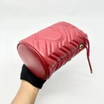 Marmont Bucket Red Gold Hardware