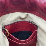 Marmont Bucket Red Gold Hardware