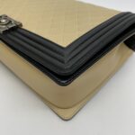 Boy 30 Lambskin Beige Black RHW