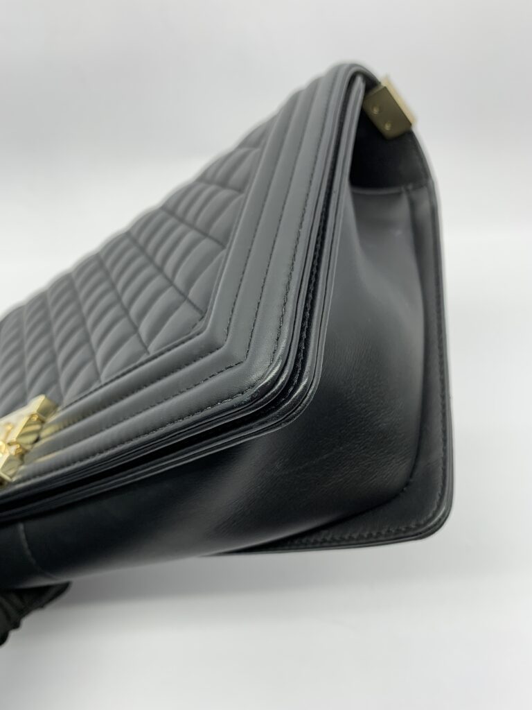 Boy 28 Lambskin Black GHW