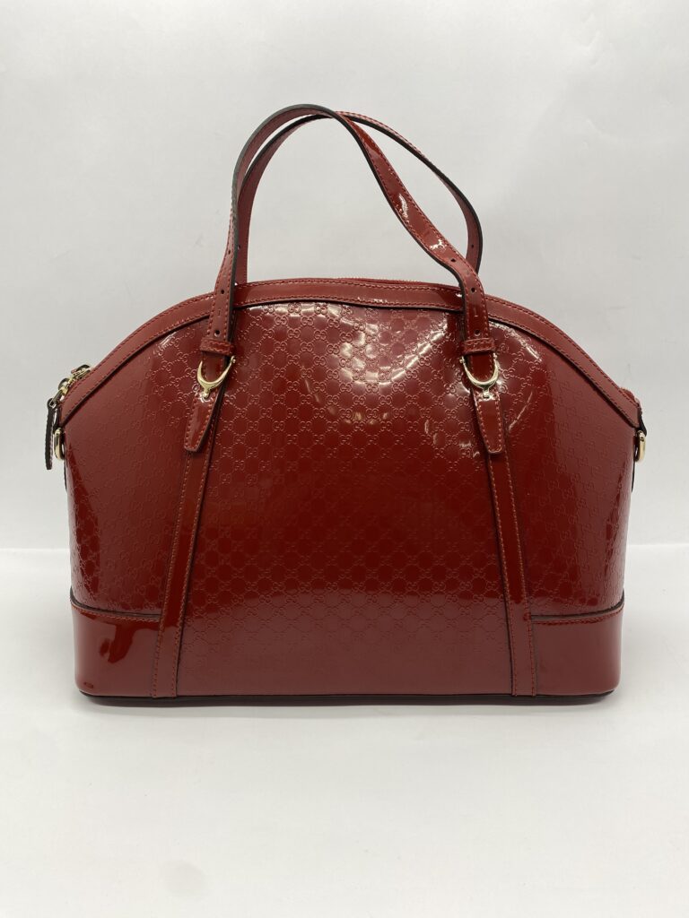 Nice Top Handle Patent Microguccissima Red LGHW