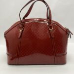 Nice Top Handle Patent Microguccissima Red LGHW