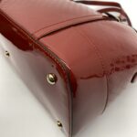Nice Top Handle Patent Microguccissima Red LGHW