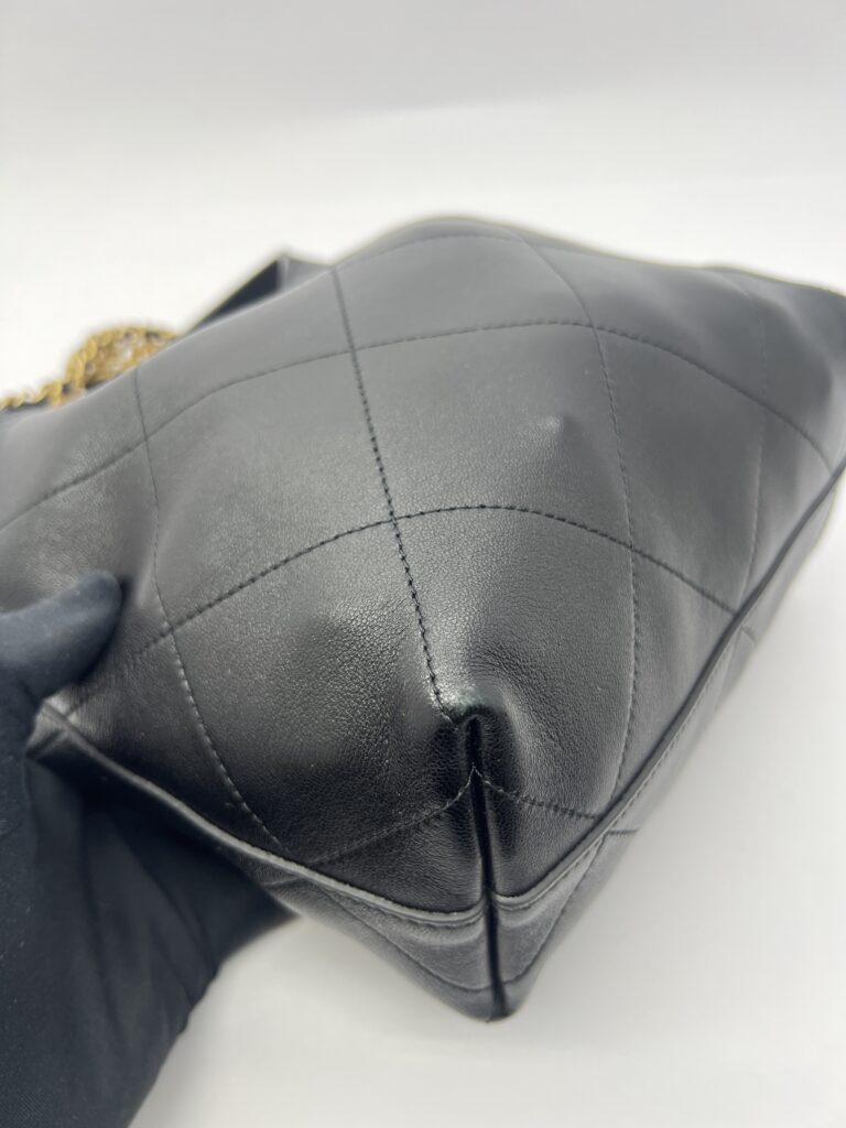 Hobo Bag Lambskin Black GHW