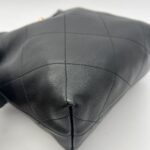 Hobo Bag Lambskin Black GHW