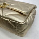 C19 Small Lambskin Gold Metallic