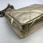 C19 Small Lambskin Gold Metallic