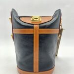 Duffle Bag Navy Brown/Strap Monogram Reverse GHW