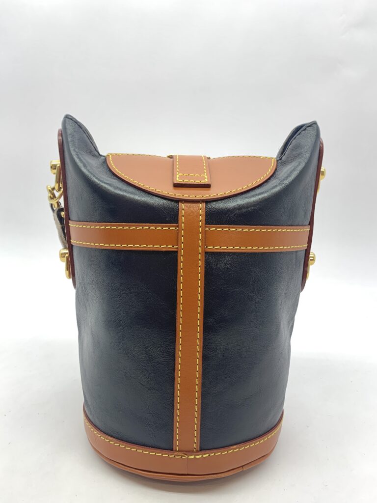 Duffle Bag Navy Brown/Strap Monogram Reverse GHW