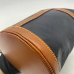 Duffle Bag Navy Brown/Strap Monogram Reverse GHW