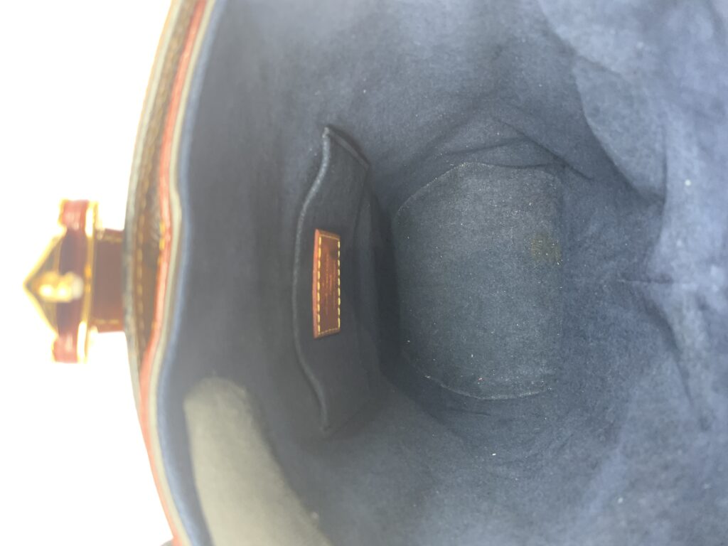 Duffle Bag Navy Brown/Strap Monogram Reverse GHW