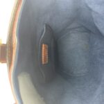 Duffle Bag Navy Brown/Strap Monogram Reverse GHW