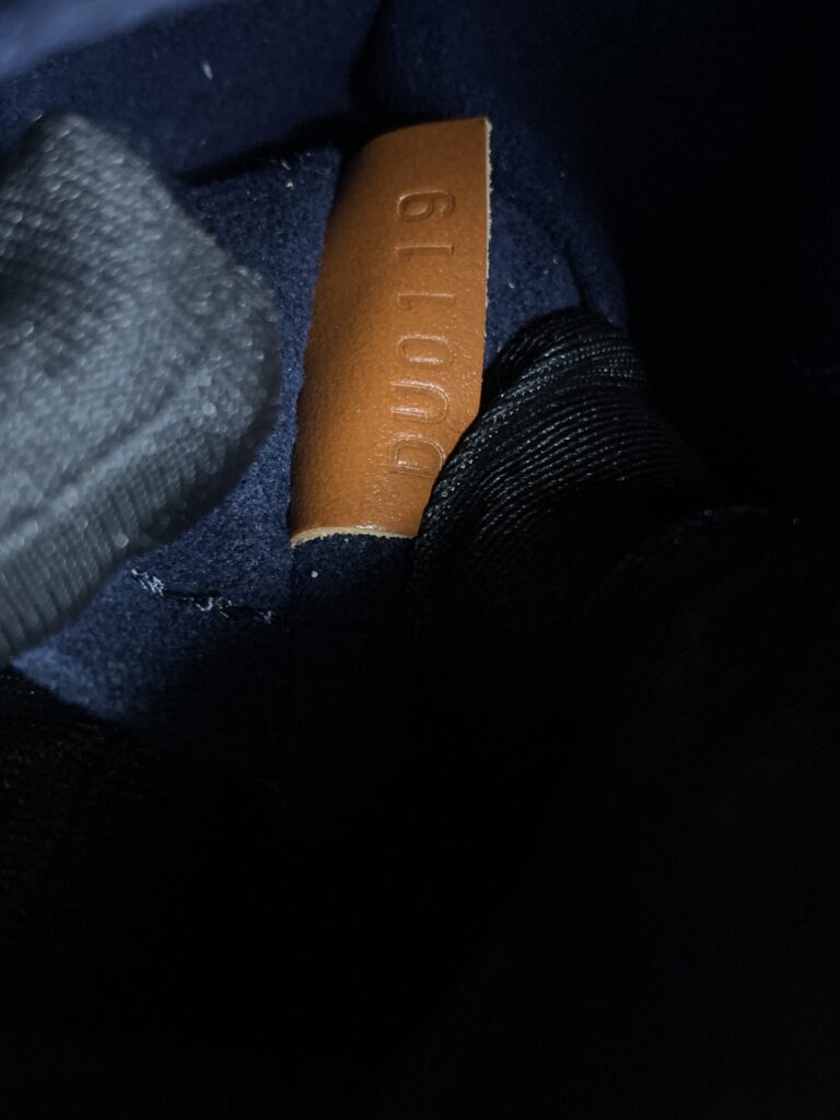 Duffle Bag Navy Brown/Strap Monogram Reverse GHW