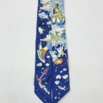 Sur Mon Nuage Ciel/Marine Clair/Multicolor