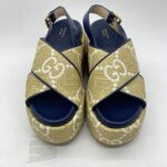 Platform Rattan Natural Navy GHW