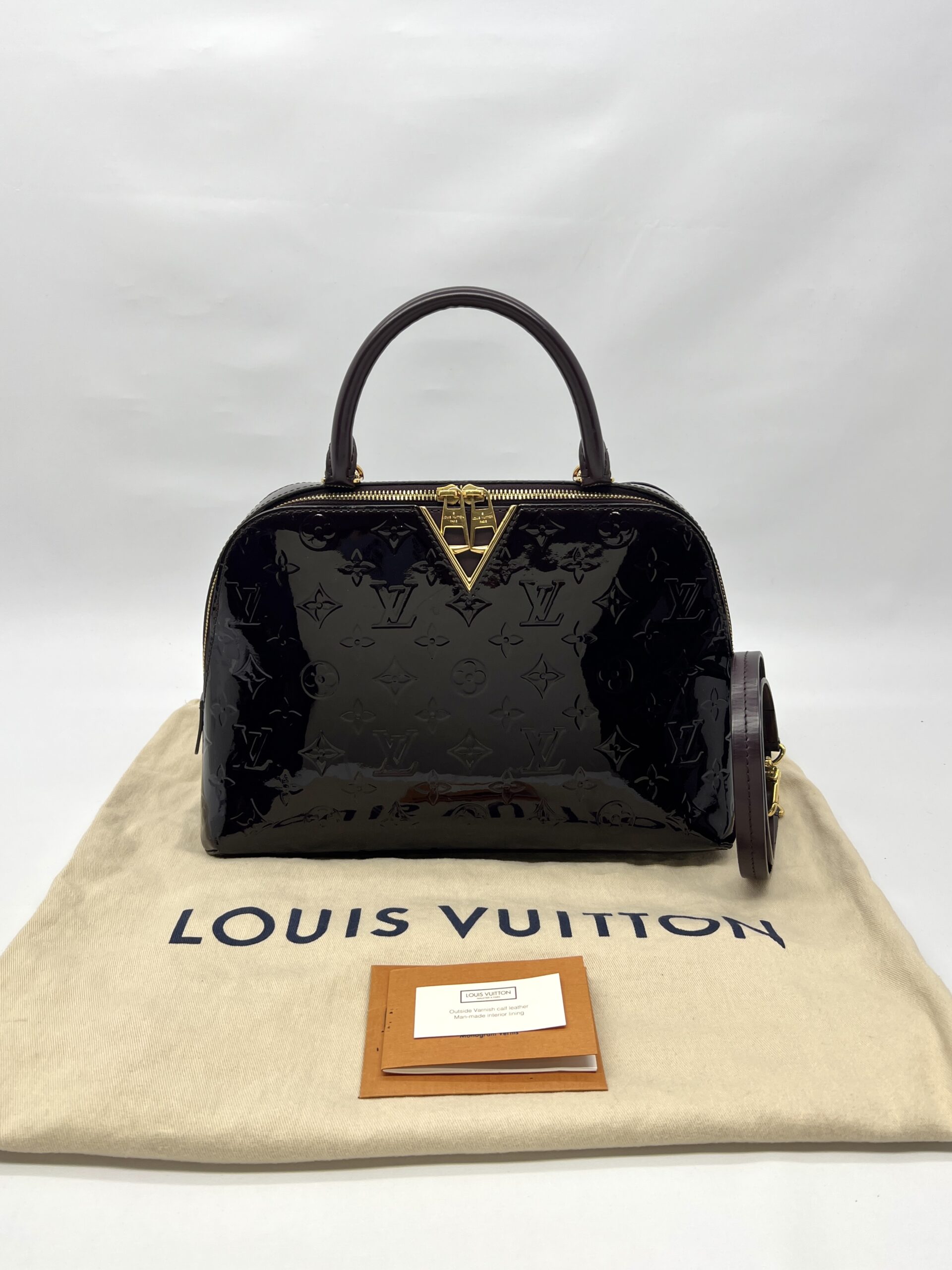 Melrose Monogram Vernis Amarante GHW