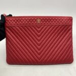 O Case Chevron Red Caviar GHW