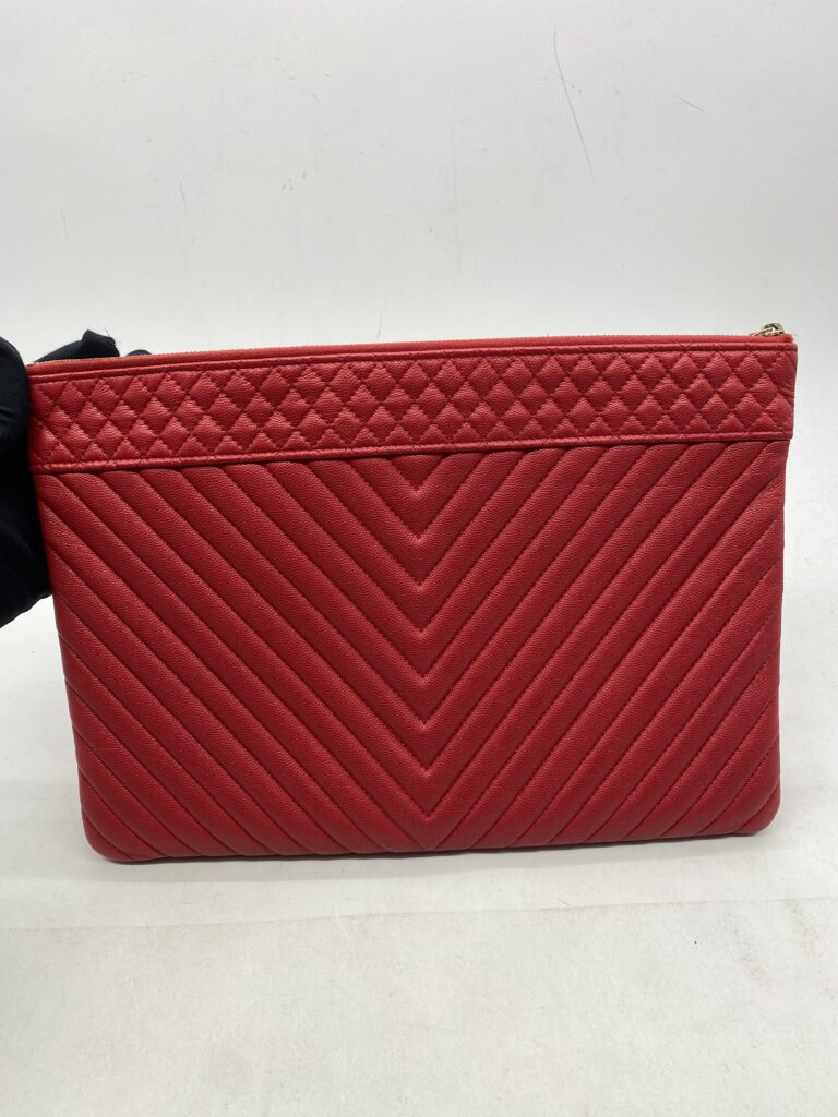 O Case Chevron Red Caviar GHW