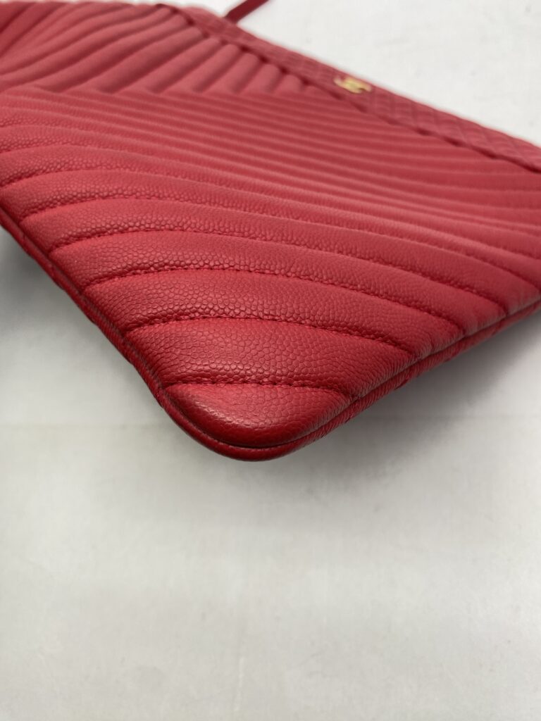 O Case Chevron Red Caviar GHW