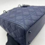 Lady Dior Medium All Navy Matte