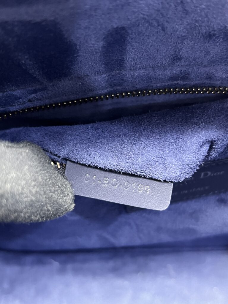 Lady Dior Medium All Navy Matte