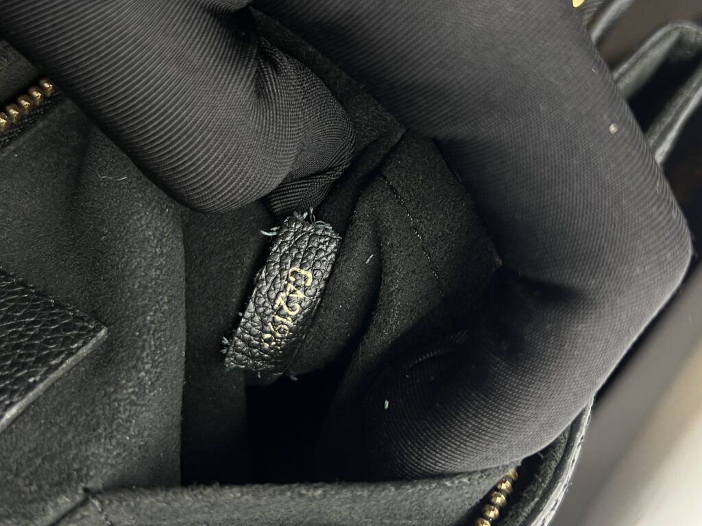 Surene MM Monogram Empreinte Noir GHW