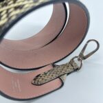 Bandouliere Strap Python Natural Pink SHW