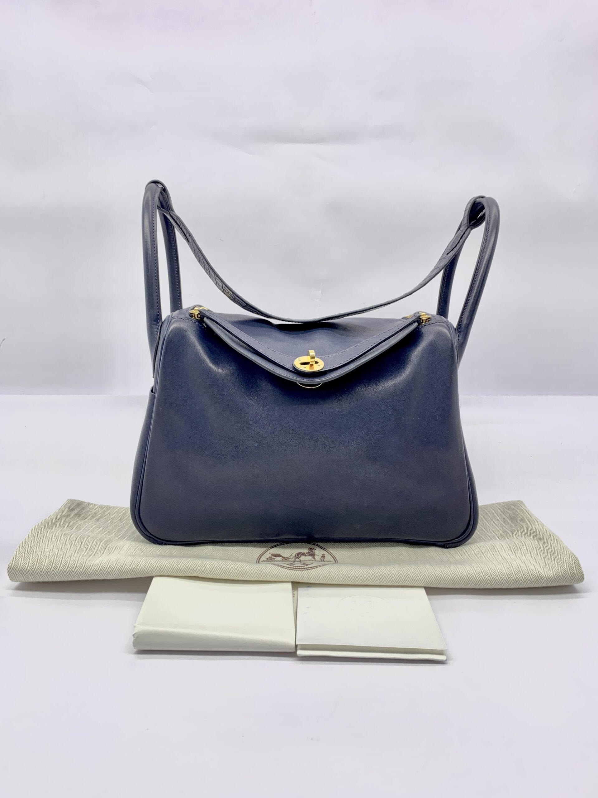 Lindy 30 Bleu Nuit/Bleu Marine Volupto Croco Nilo GHW