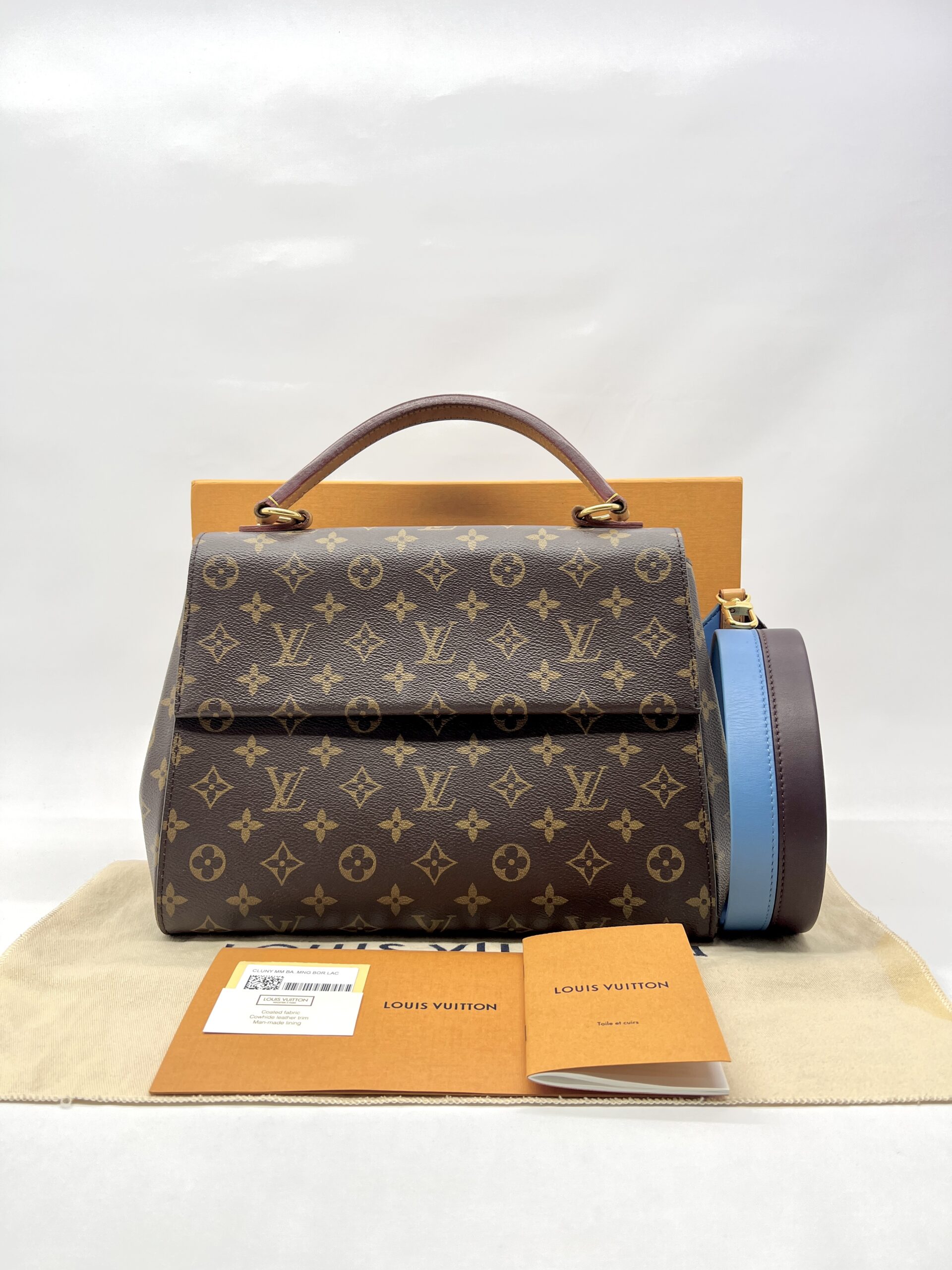 Cluny MM Monogram Bordeaux Lac GHW