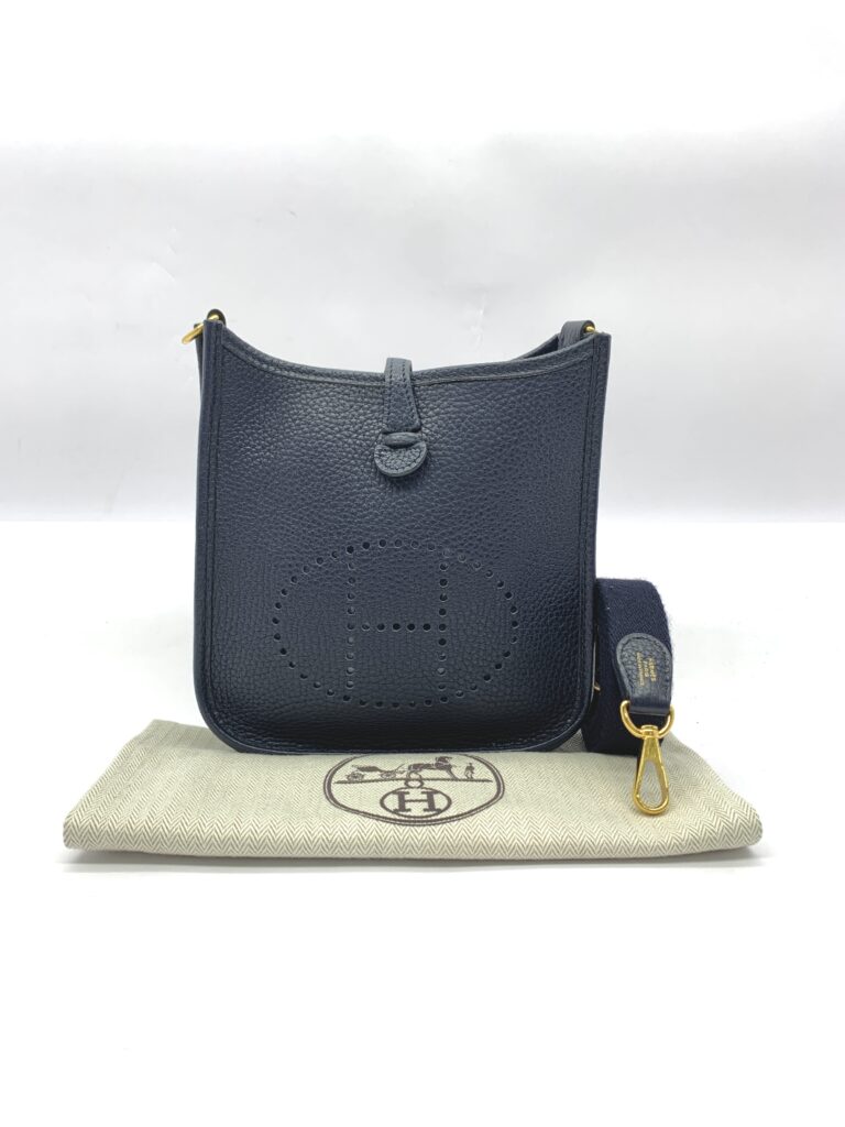 Mini Evelyn 16 Clemence Bleu Nuit/Indigo GHW