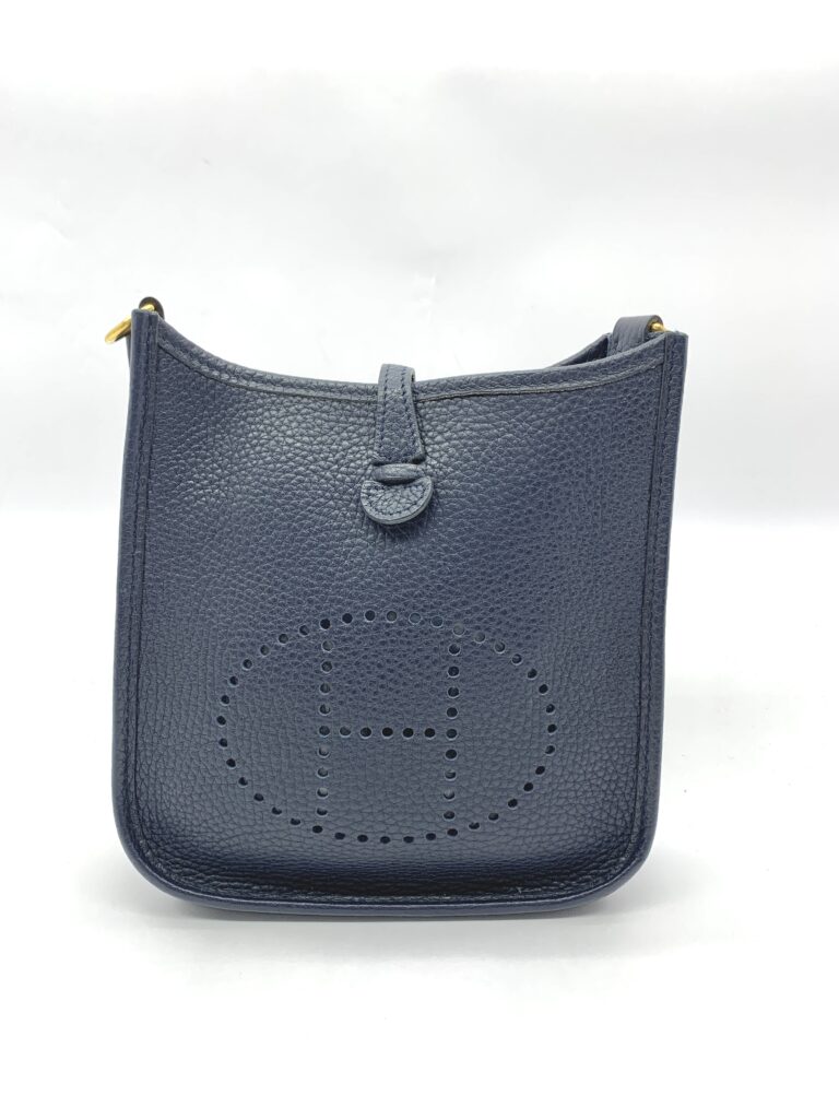 Mini Evelyn 16 Clemence Bleu Nuit/Indigo GHW