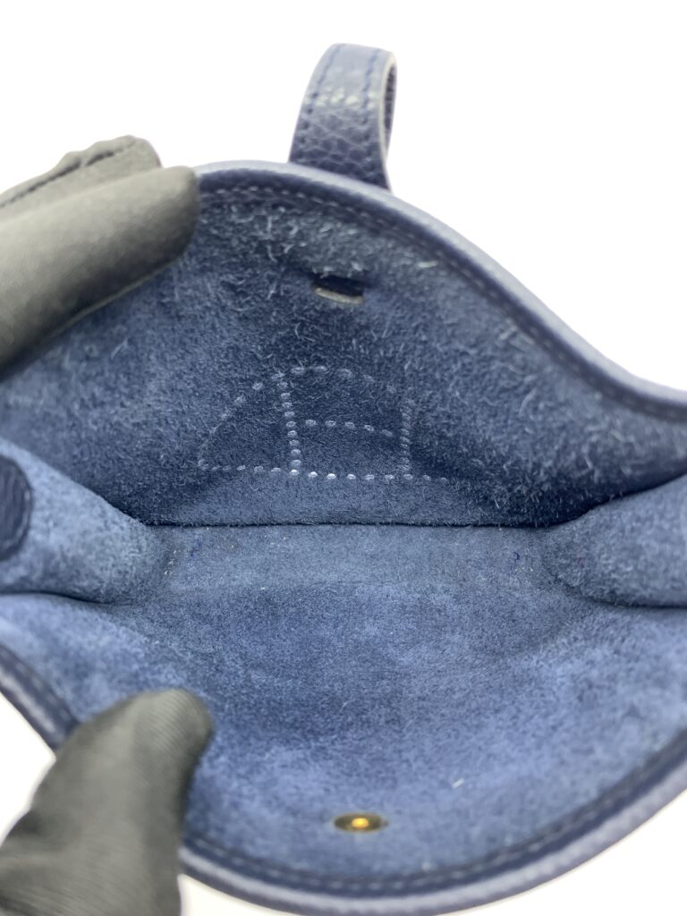 Mini Evelyn 16 Clemence Bleu Nuit/Indigo GHW