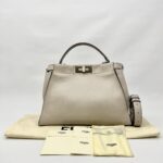 Peekaboo Medium Light Grey Bordeaux SHW