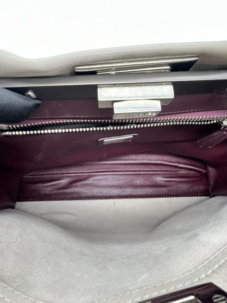 Peekaboo Medium Light Grey Bordeaux SHW