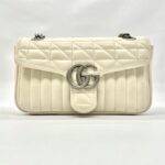 Marmont Flap Small Ivory Geometric RHW