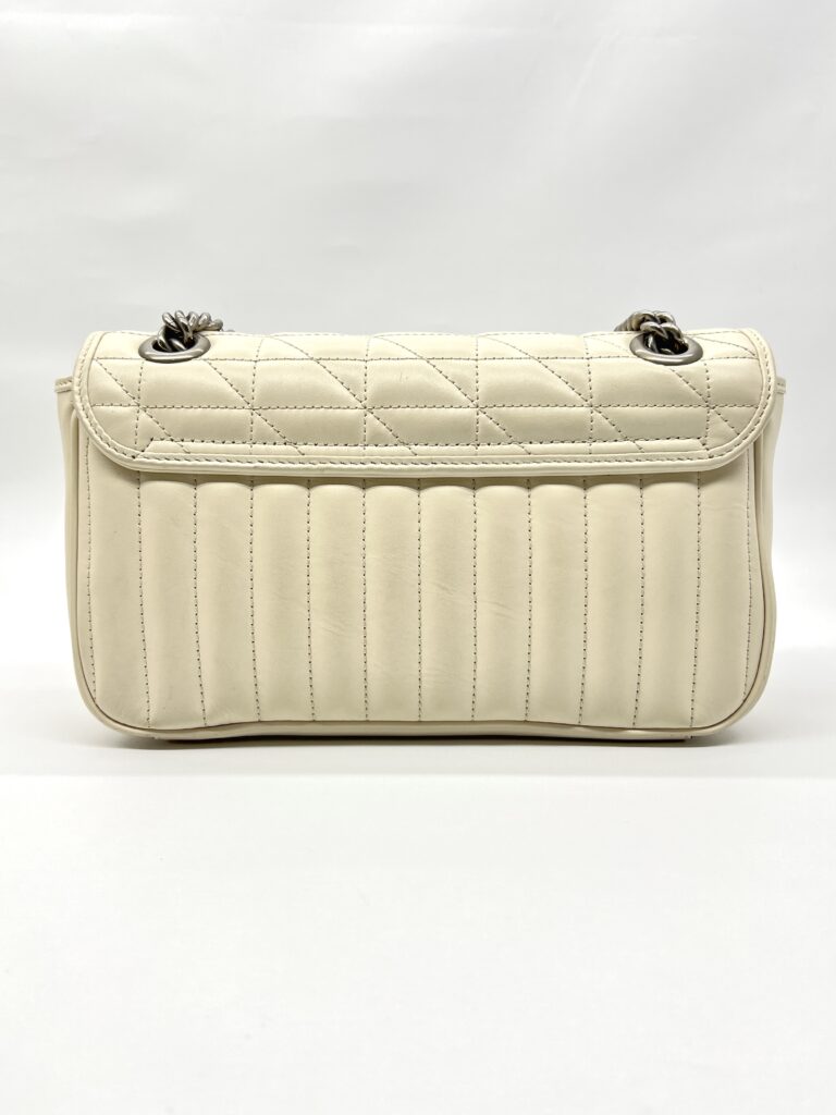 Marmont Flap Small Ivory Geometric RHW