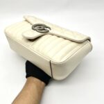 Marmont Flap Small Ivory Geometric RHW