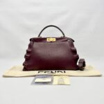 Peekaboo Medium Waves Bordeaux GHW