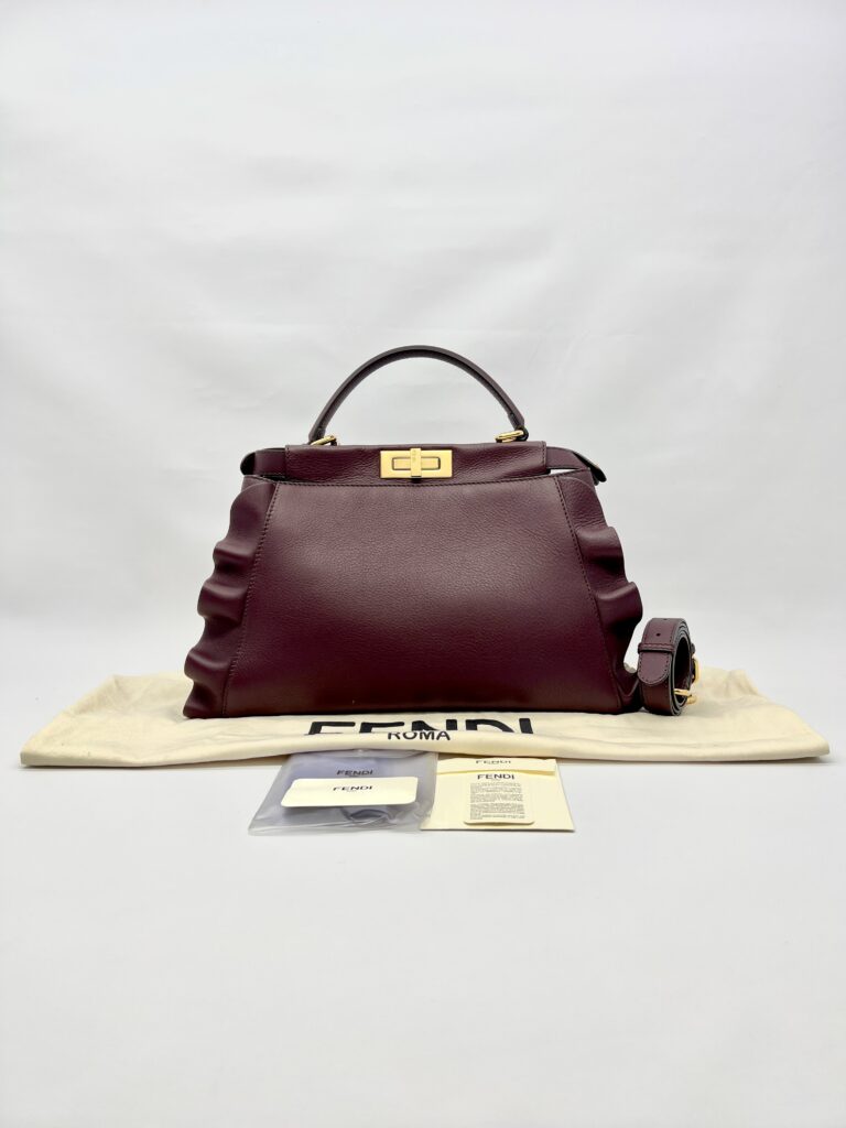 Peekaboo Medium Waves Bordeaux GHW