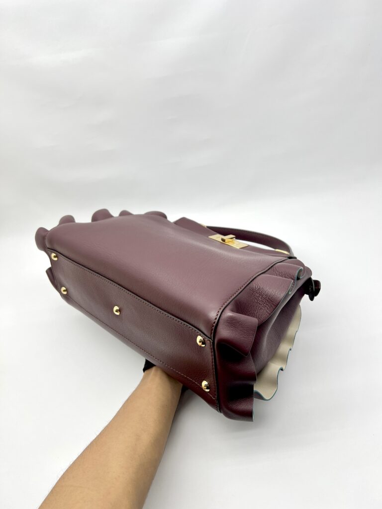 Peekaboo Medium Waves Bordeaux GHW