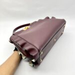 Peekaboo Medium Waves Bordeaux GHW