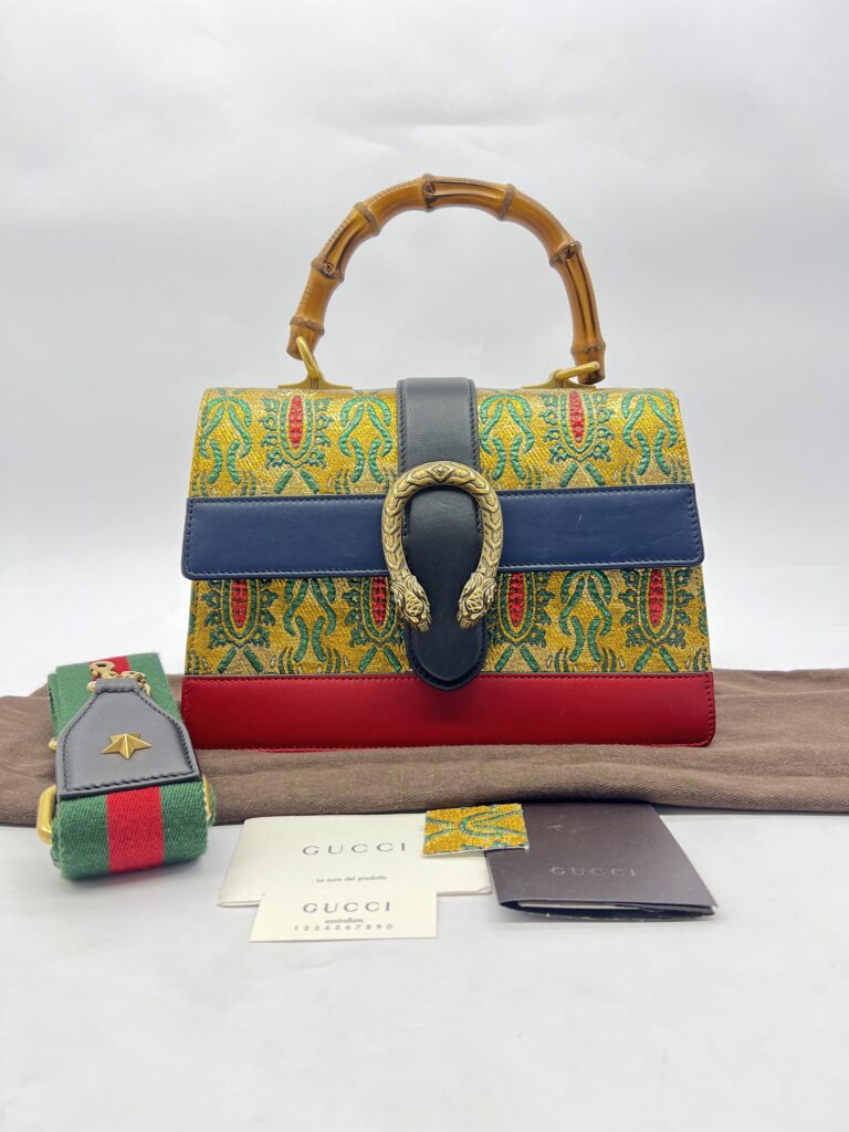 Dionysus Top Handle Brocade Multicolor GHW