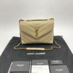 Loulou Small Dark Beige GHW