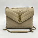 Loulou Small Dark Beige GHW