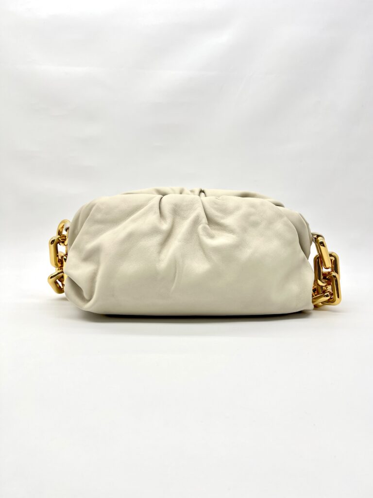 The Chain Pouch Porridge Gold Hardware