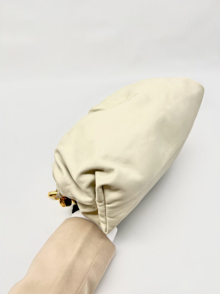 The Chain Pouch Porridge Gold Hardware