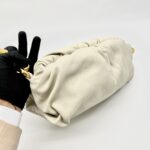 The Chain Pouch Porridge Gold Hardware